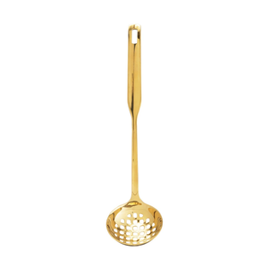 Gold Stainless Steel Slotted Ladle