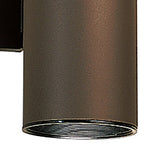 Cylinders Outdoor Wall Light - Architectural Bronze