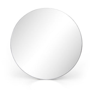 Bellvue Round Mirror - Shinny Steel