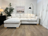 Retreat Sofa Chaise with Reversible Ottoman - Hudson Pearl