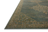 Mona Rug - Aqua/Wheat