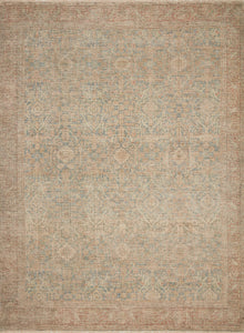 Priya Rug - Denim/Rust