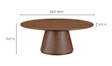 Otago Coffee Table - Walnut Brown