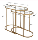 Oval Nesting Tables - Set of t2