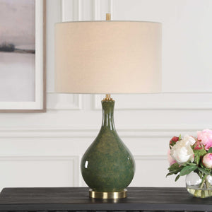 Emerald Green Table Lamp