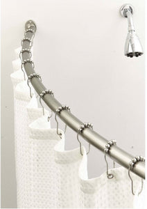 Curved Shower Curtain Rod - Satin