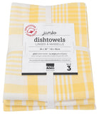 TT3 Lemon Jumbo Dish Towels