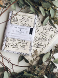 Olive Sponge Cloth + Tea Towel Gift Set