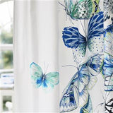 Papillons Cobalt Shower Curtain
