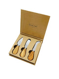 Olive Wood Cheese Knives - Set of 3