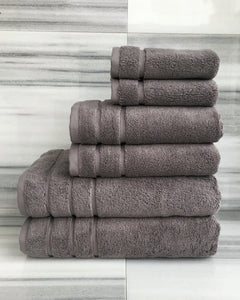 Steel Serene Bath Towels