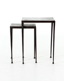 Dalston Nesting End Tables - Antique Rust