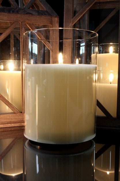 Clear Poured LED Candle - Three Sizes Available