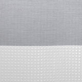 Queen Stripe Shower Curtain - Grey/White