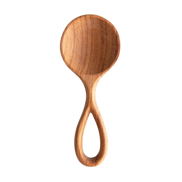 Hand-Carved Doussie Wood Spoon with Handle