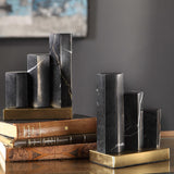 Nate Marble Bookends - Set of 2
