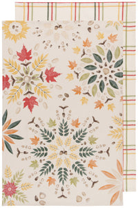 Fall Foliage Towels - Set of Two